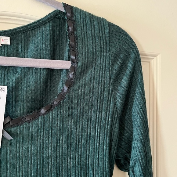 NWT Lush Brand Stretchy Bodycon Dress Long Sleeve Women’s Size Large - Picture 10 of 14